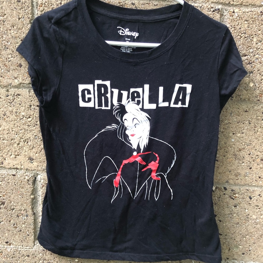 Disney Cruella DeVil Black T-shirt